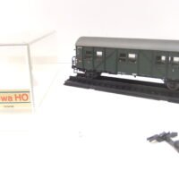 Roco/RÖWA 3305 HO 2-achs. Behelfspersonenwg. DB Ep.III