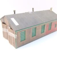 Mamos/Auhagen  HO Fertigmodell  2-St.Lokschuppen