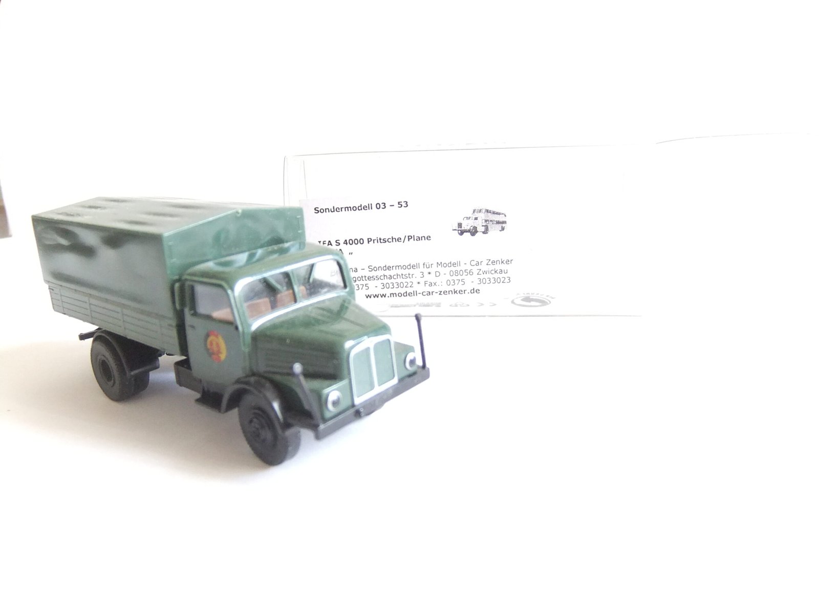 Brekina/MCZ 03-53 HO IFA LKW S4000 NVA – Bild 2