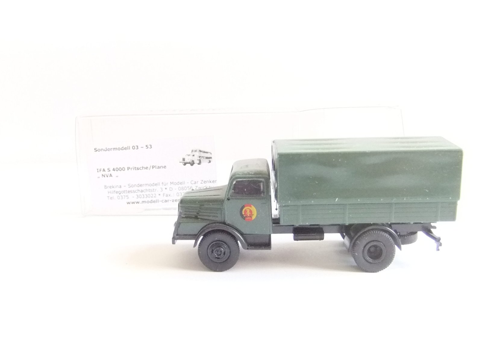 Brekina/MCZ 03-53 HO IFA LKW S4000 NVA