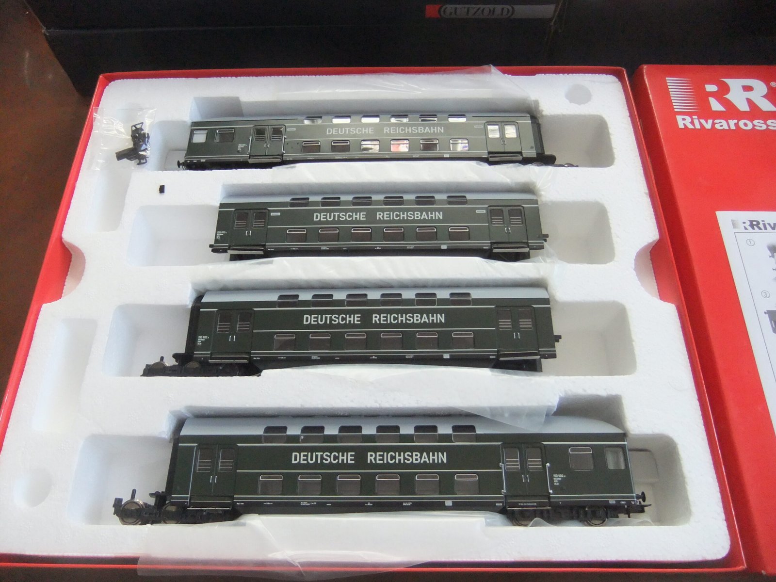 Rivarossi HR4303 HO 4-teiliger Doppelstockzug DR Ep.III