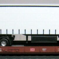 Fleischmann 8272K  N-Spur  Niederflur-Mittelwagen ´Rollende Landstraße´  „Schenker“  DBAG  Ep.V