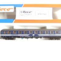 Roco 47962  HO 4-achs.  Eurotrain Schnellzugwagen 2. Kl. Bm blau