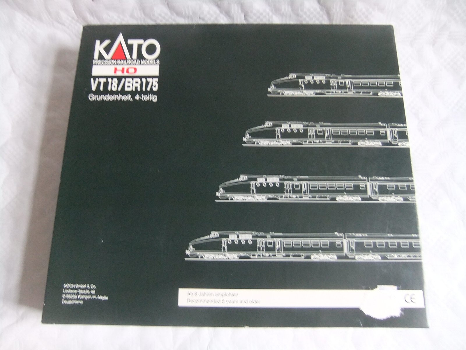 Kato 73304 HO Schnelltriebwagen SVT BR 175 4-teilig DR Ep.IV "Ernst Thälmann" – Bild 3