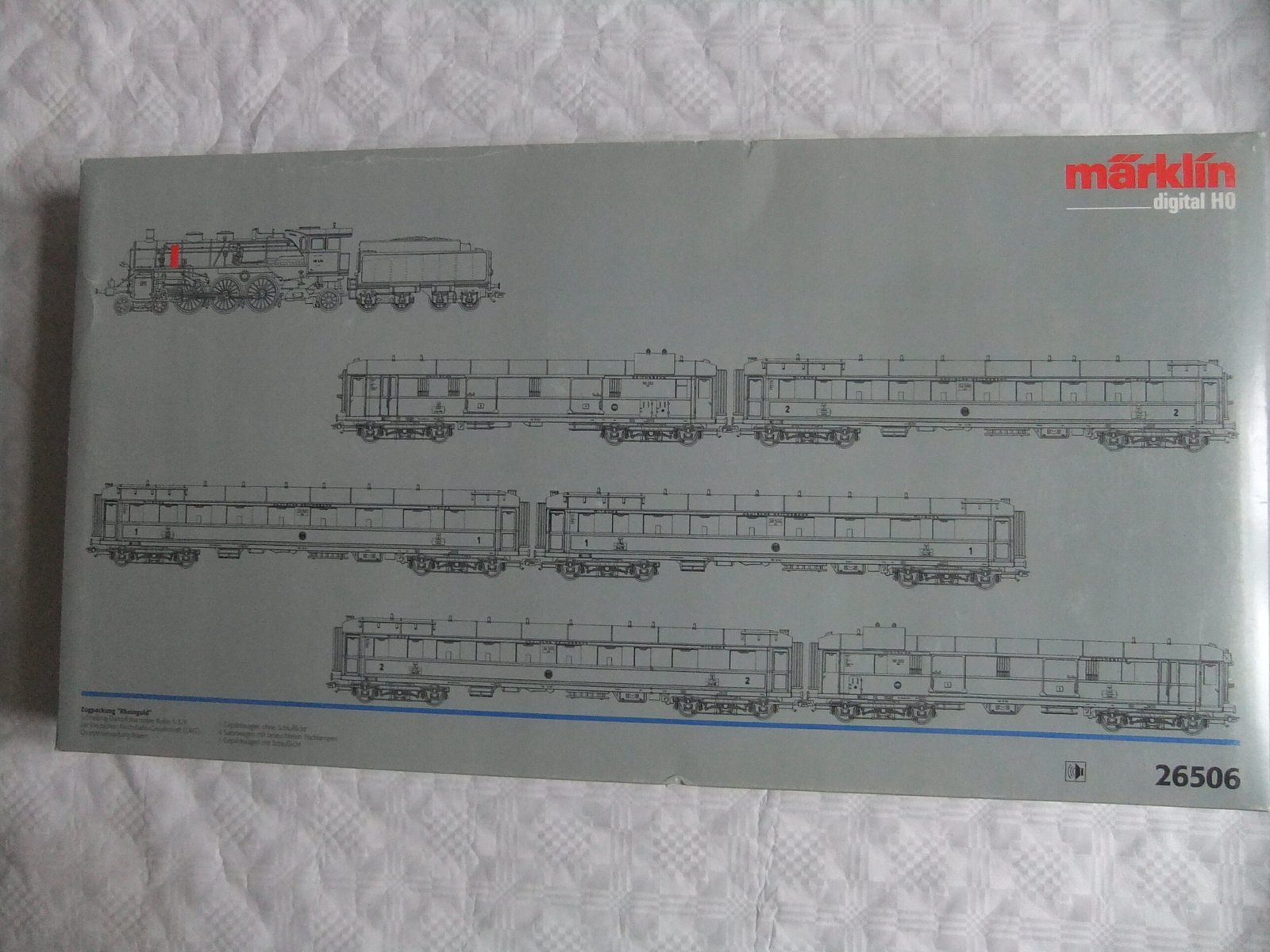 Märklin 26506 HO Zugpackung Rheingold mit Schnellzug-Dampflok S 3/6 der DRG Ep.II – Bild 2