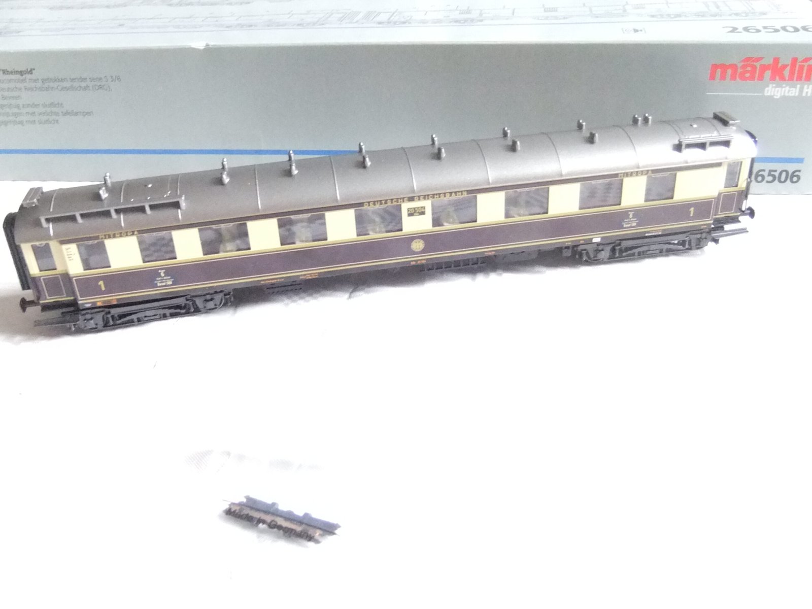 Märklin 26506 HO Zugpackung Rheingold mit Schnellzug-Dampflok S 3/6 der DRG Ep.II – Bild 14