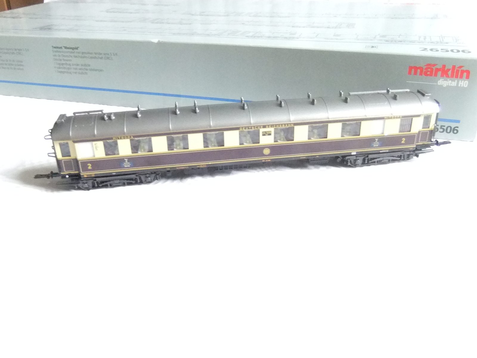 Märklin 26506 HO Zugpackung Rheingold mit Schnellzug-Dampflok S 3/6 der DRG Ep.II – Bild 19