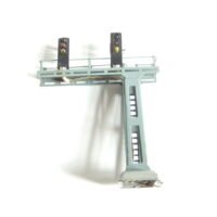 Sachsenmeister HO Tageslicht-Signalbrücke Auslegerform zweigleisig 2×3 Leuchten