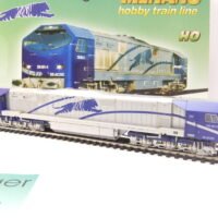 Mehano  T166 DC  HO Di-Lok  Blue Tiger