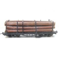 pmt  HOe  4-achs. Rungenwagen mit Holzladung