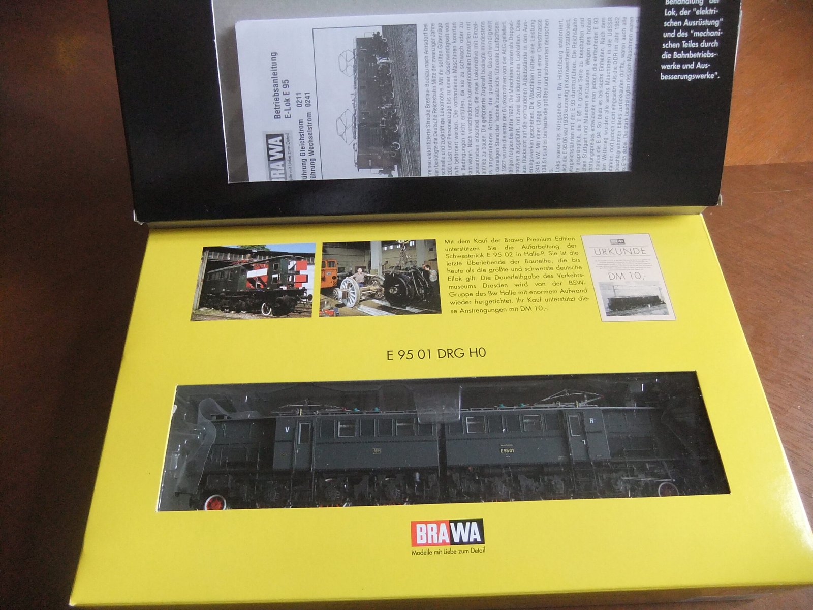 Brawa 0211 HO E-Lok BR E 95 01 DRG Ep.II – Bild 2