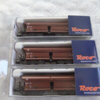 Roco 24041 N-Spur 3er Set Selbstentladewagen (6-achsig) DB Ep.IV