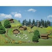 Faller 272531  N-Spur BS  4 Heustadel und Ausschmückungsteile