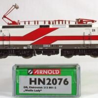 Arnold HN2076  N-Spur E-Lok BR 212 001-2  DR  Ep.IV Sonderserie „Modellbahnshop Sebnitz“