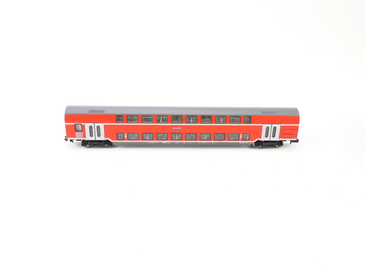 Fleischmann 8625K N-Spur 4-achs. Doppelstockwagen 2. Kl. DBz 751 Görlitz DBAG Ep.V