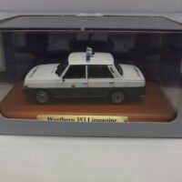 Atlas Modellauto PKW Wartburg 353  82er Limousine  „Volkspolizei“