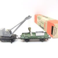 Piko/Dietzel HO  Kranwagen 10Mp  mit Schutzwagen  DR Ep.IV