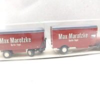 Wiking 25845 HO LKW Hängerzug Mercedes-Benz L2500 Möbellastzug „Max Marotzke“