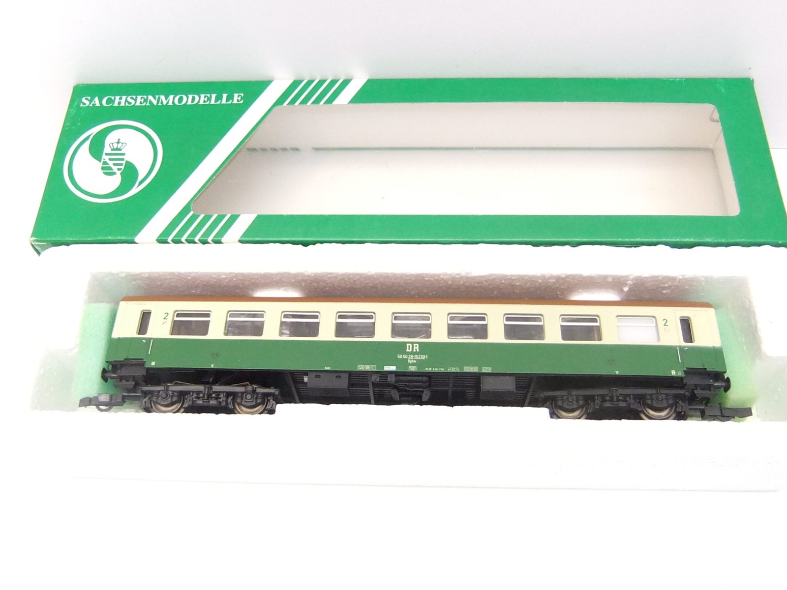Sachsenmodelle 14368 HO 4-achs.Reko Sitzwagen Ep.IV mit Innenbeleuchtung