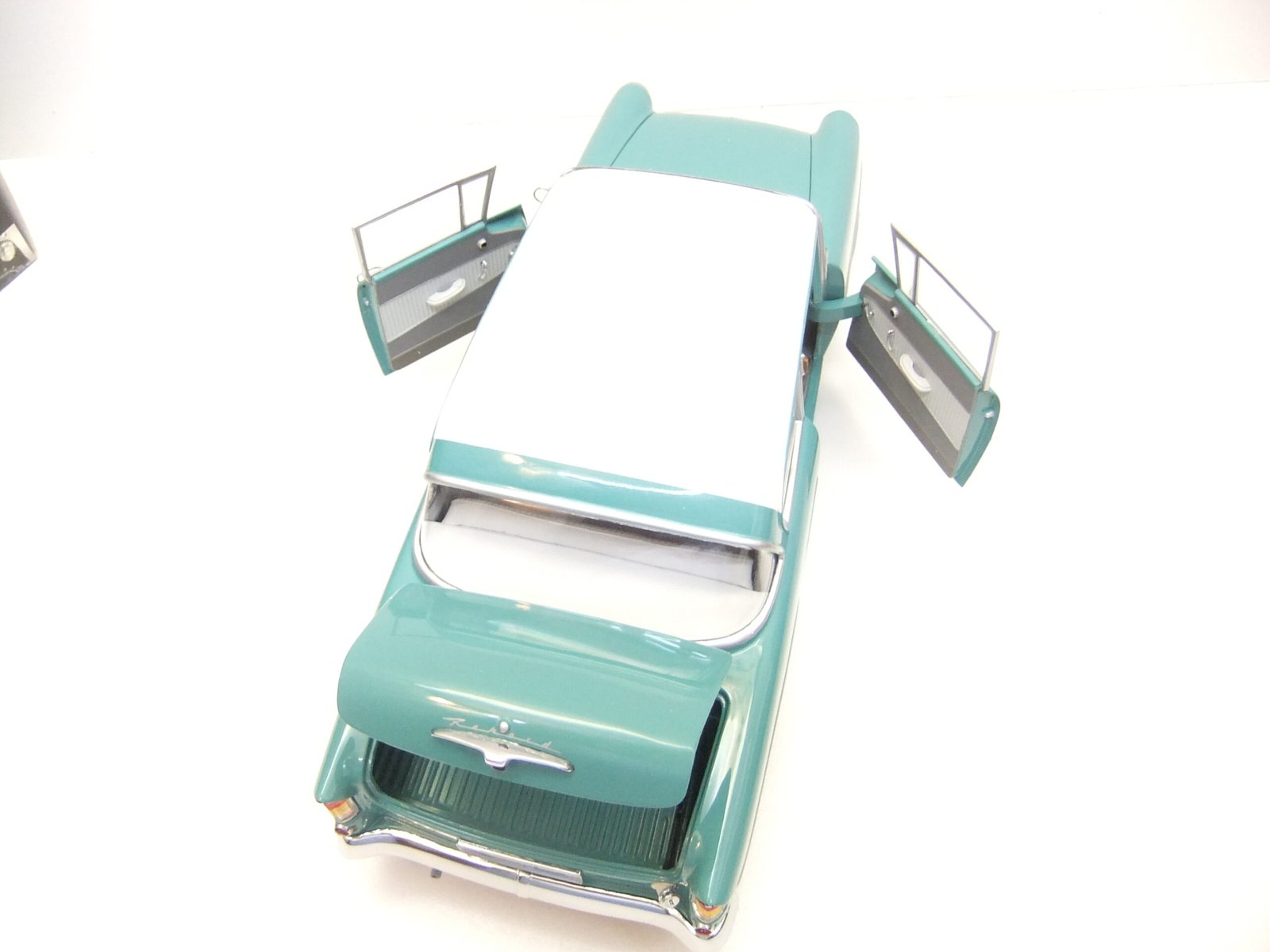 Minichamps 180 043200 PKW Opel Record P1 1958 türkis-blau – Bild 5