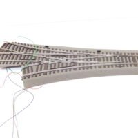 Roco 42543 HO Roco-Line   Dreiwegweiche DWW15  mit Bettung und Antrieb