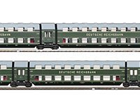 Piko 53180 HO 5-teiliger Doppelstock-Gliederzug DR Ep.III