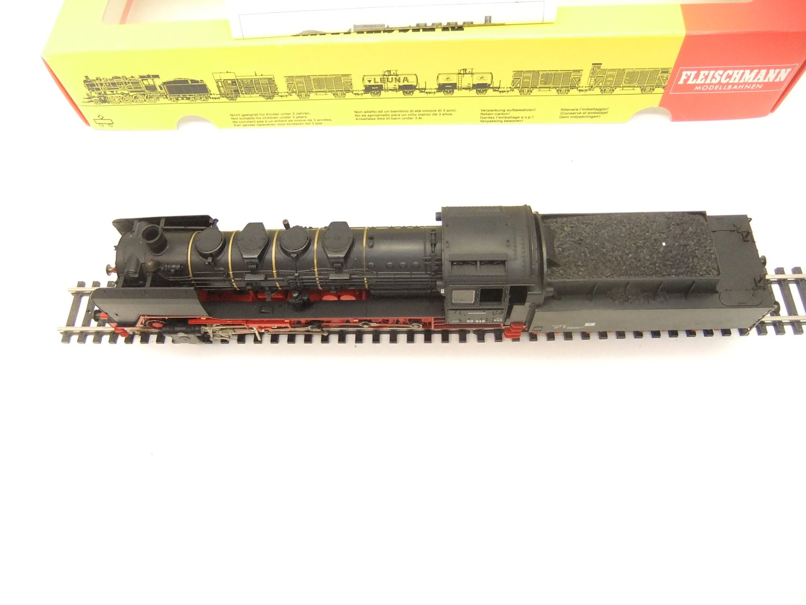 Fleischmann 4181 HO Da-Lok BR 50 849 DR Ep,III/IV --Museumslok-- – Bild 3