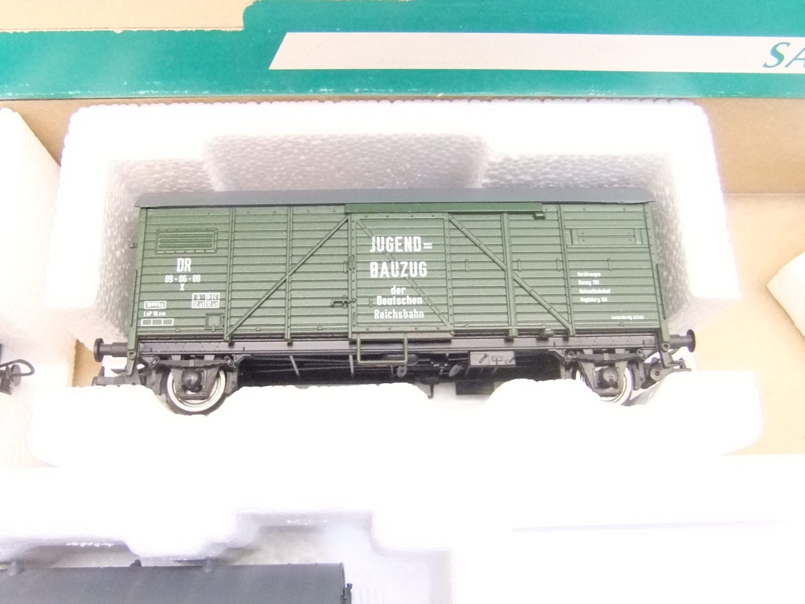 Sachsenmodelle/Tillig 74124 HO 3teil. Set "Jugendbauzug" DR Ep.III – Bild 2