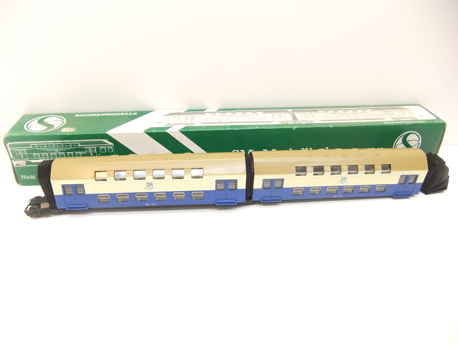 Sachsenmodelle 14315 HO 2-teiliges Doppelstockmittelteil DR Ep.IV "S-Bahn Rostock" – Bild 3