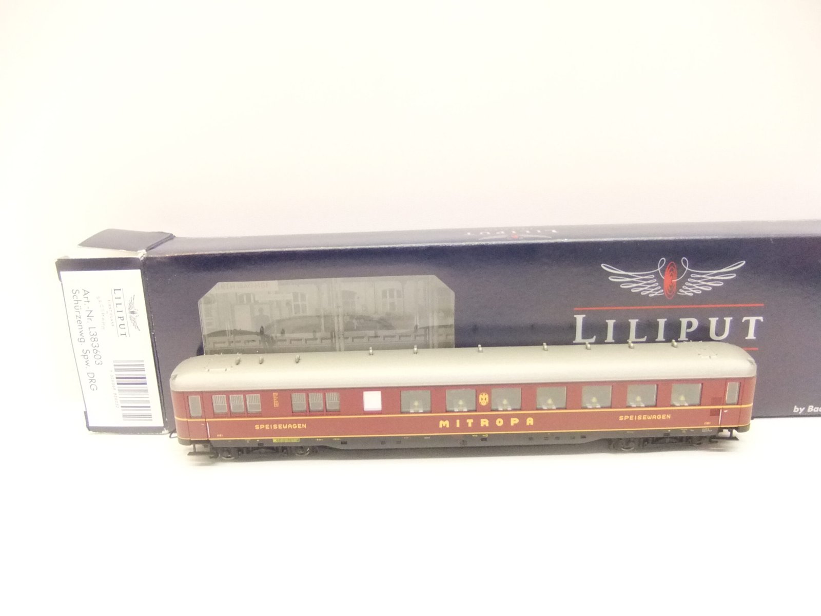 Liliput L383603 HO Schürzenspeisewagen "Mitropa" DRG Ep.II – Bild 2