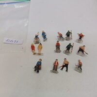 DDR Produktion HO Figuren Bauarbeiter und Reisende