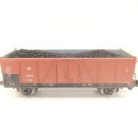 Ganzzug Braunkohle HO 2-achs. O-Wagen DR Ep.IV mit Ladegut Kohle