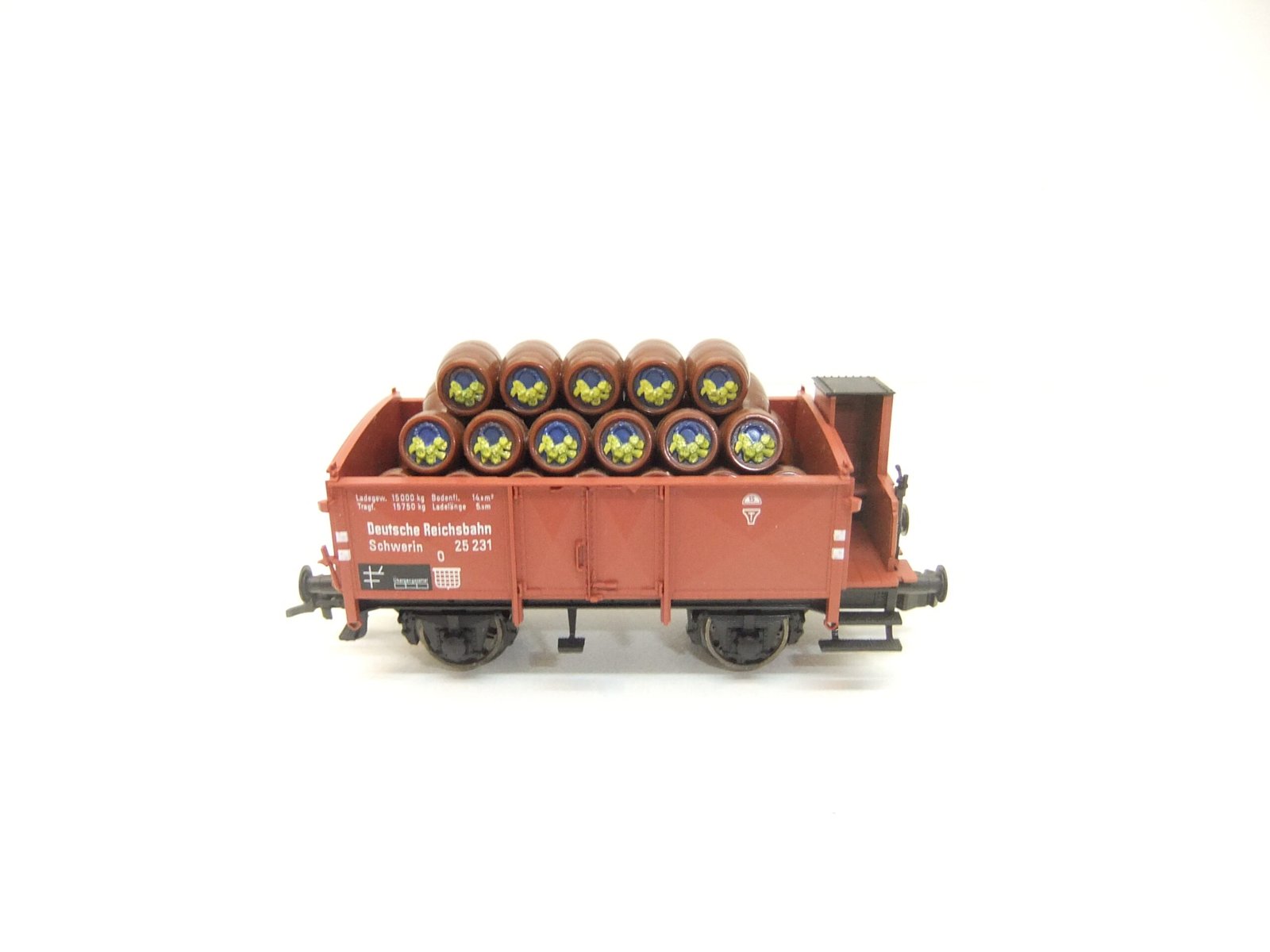 Fleischmann 5212K HO O-Wagen DRG mit Bh und Ladegut