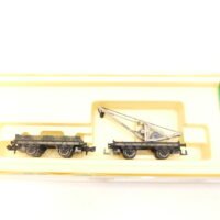 Minitrix 13238 N-Spur Kranzug Bay. Staatsbahn Ep.I