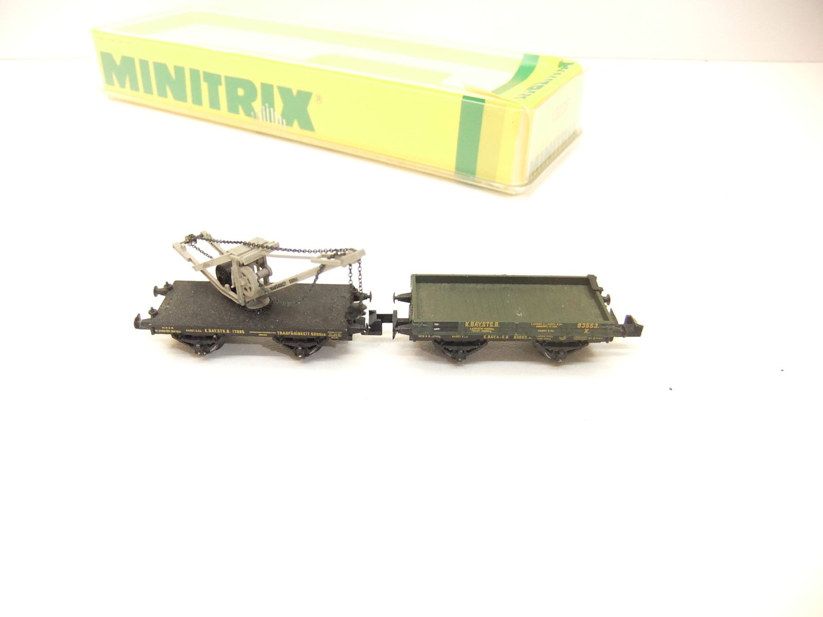 Minitrix 13238 N-Spur Kranzug Bay. Staatsbahn Ep.I – Bild 3