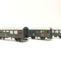 Tillig TT  3 teiliges Set Dienstwagen  DR  Ep.IV