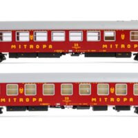 Rivarossi HR4309 HO 2-Set Schnellzugwagen “Pannonia-Express” DR Ep.IV
