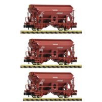 Fleischmann 6660071  N-Spur  3-tlg. Set  Schwenkdachwagen  DR Ep.IV