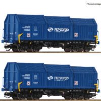 Roco 6680008 TT  2-tlg. Set Teleskophaubenwagen PKP Cargo