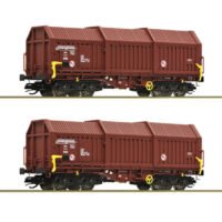 Roco 6680009 TT  2-tlg. Set Teleskophaubenwagen  DR  Ep.IV